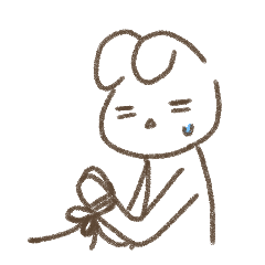 Is white and a vague rabbit.3