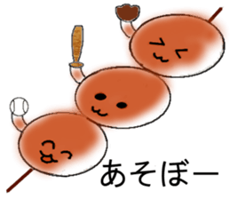 Japanese sweets wagashi sticker #12260094