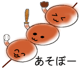 Japanese sweets wagashi sticker #12260094