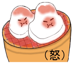 Japanese sweets wagashi sticker #12260099