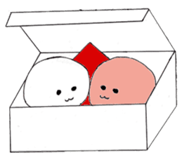 Japanese sweets wagashi sticker #12260112