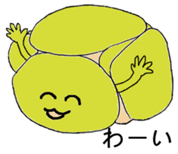 Japanese sweets wagashi sticker #12260116