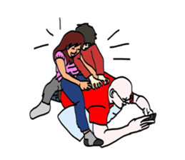 Happy family stickers (holiday ver) sticker #12260242