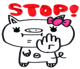 lovely bu-chan. sticker #12261554