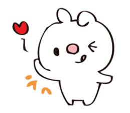 rabbit and octopus sticker #12261904