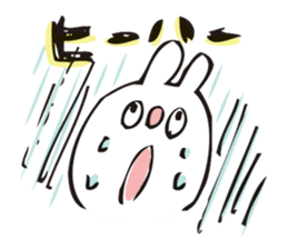 rabbit and octopus sticker #12261915