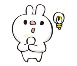 rabbit and octopus sticker #12261916