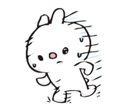 rabbit and octopus sticker #12261924