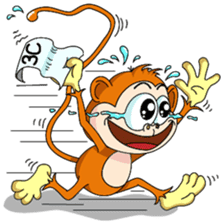 Imo the Giving Monkey sticker #12262095