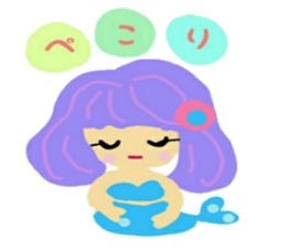 Mermaid and Dolphin sticker #12262564