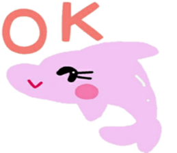 Mermaid and Dolphin sticker #12262567