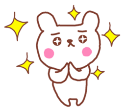 Rabbit bear sticker #12263303