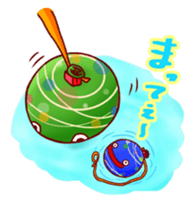 Everyday of japanese water balloon. 2 sticker #12263586