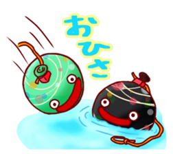 Everyday of japanese water balloon. 2 sticker #12263587