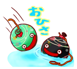 Everyday of japanese water balloon. 2 sticker #12263587
