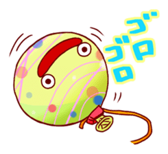 Everyday of japanese water balloon. 2 sticker #12263589