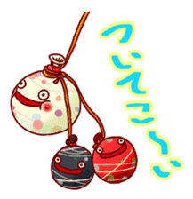 Everyday of japanese water balloon. 2 sticker #12263599