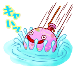 Everyday of japanese water balloon. 2 sticker #12263601