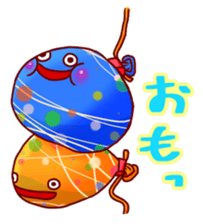 Everyday of japanese water balloon. 2 sticker #12263607