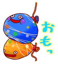 Everyday of japanese water balloon. 2 sticker #12263607