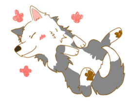Border Collie Family (Japanese) sticker #12263904