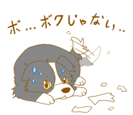 Border Collie Family (Japanese) sticker #12263918