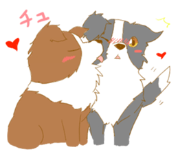 Border Collie Family (Japanese) sticker #12263924