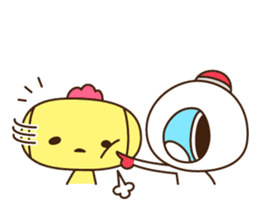 "DOKAN-KUN" and "UOEL" sticker #12264048