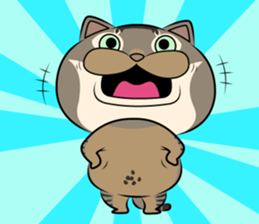 Very loose cat MOHIKUN Part 3 sticker #12264625