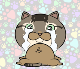 Very loose cat MOHIKUN Part 3 sticker #12264653