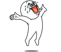 An annoying man part12 sticker #12265134