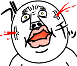 An annoying man part12 sticker #12265140