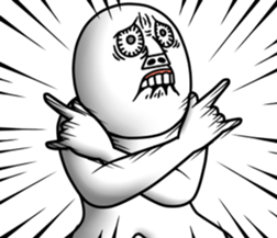 An annoying man part12 sticker #12265148