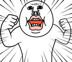 An annoying man part12 sticker #12265162