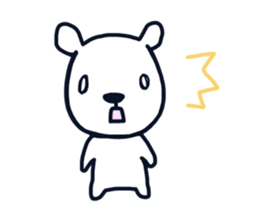 polar bear with penguin sticker #12265226