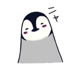 polar bear with penguin sticker #12265227