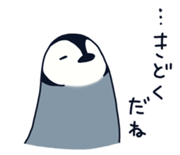 polar bear with penguin sticker #12265247