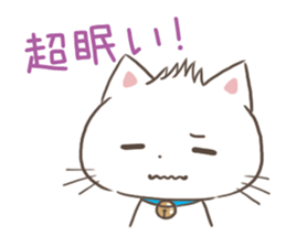 Tired out from working and so sleepy sticker #12265298