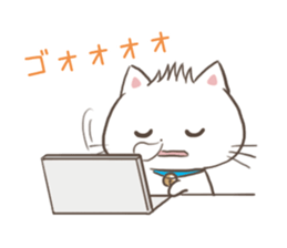 Tired out from working and so sleepy sticker #12265301