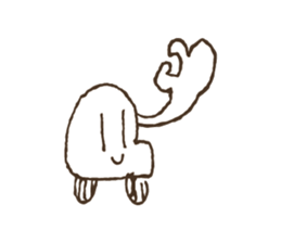 The Author's handwritten sticker. sticker #12265494