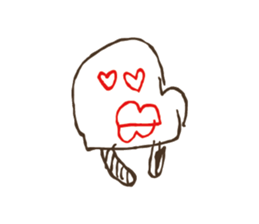 The Author's handwritten sticker. sticker #12265497