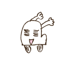 The Author's handwritten sticker. sticker #12265503