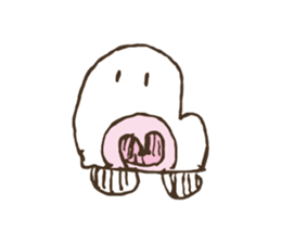 The Author's handwritten sticker. sticker #12265505