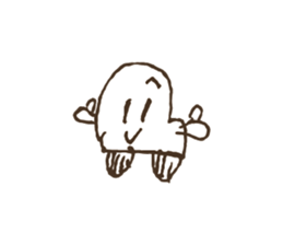 The Author's handwritten sticker. sticker #12265509