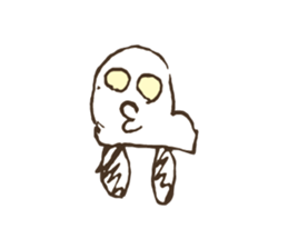 The Author's handwritten sticker. sticker #12265516