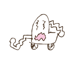 The Author's handwritten sticker. sticker #12265518