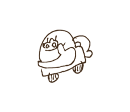 The Author's handwritten sticker. sticker #12265522