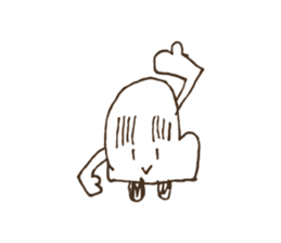 The Author's handwritten sticker. sticker #12265524