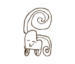 The Author's handwritten sticker. sticker #12265529