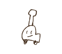 The Author's handwritten sticker. sticker #12265531